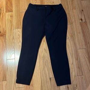 Express navy extreme stretch pants size 12 short
